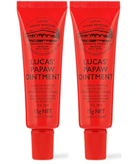 Lucas Papaw Ointment 15g tube with lip applicator for precise on-the-go moisturization.