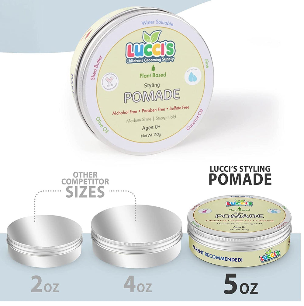 LUCCI'S Baby Hair Gel compact tube enables quick on-the-go styling.