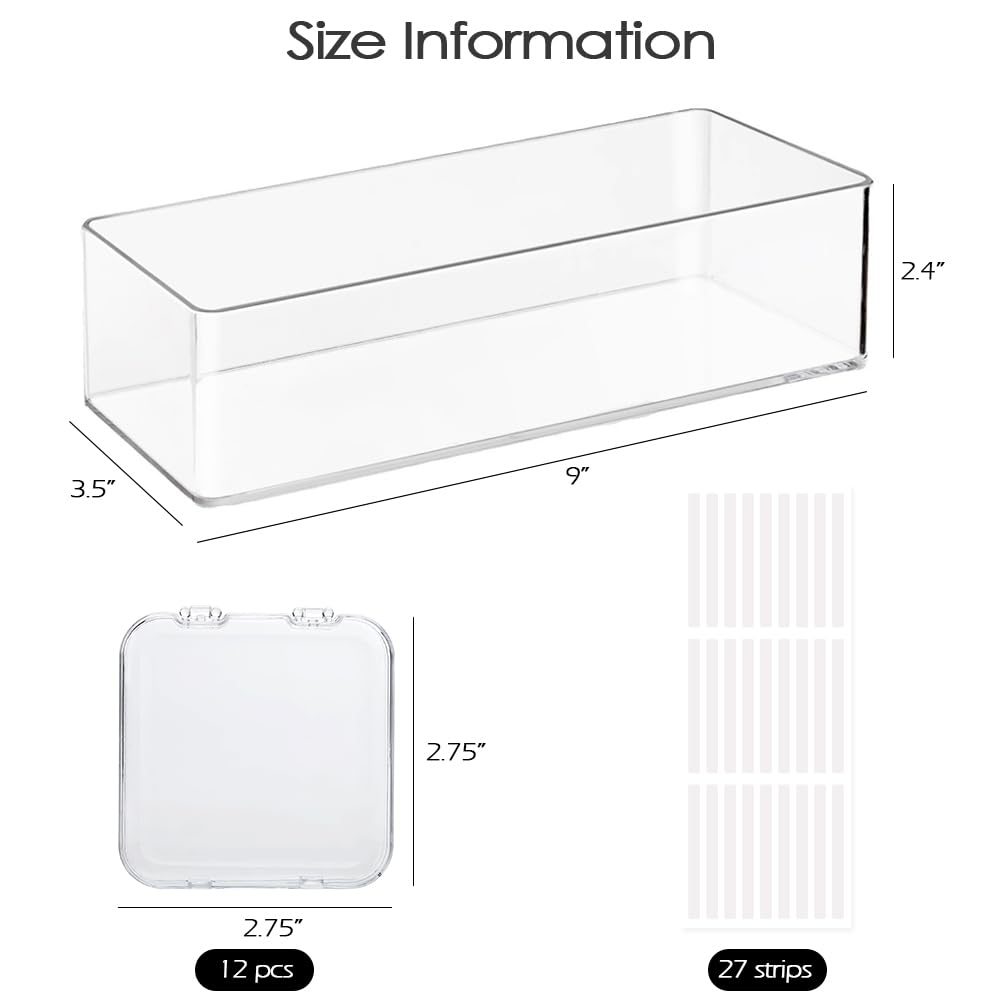 LUCKJUJU transparent acrylic box close-up highlights visibility and quality