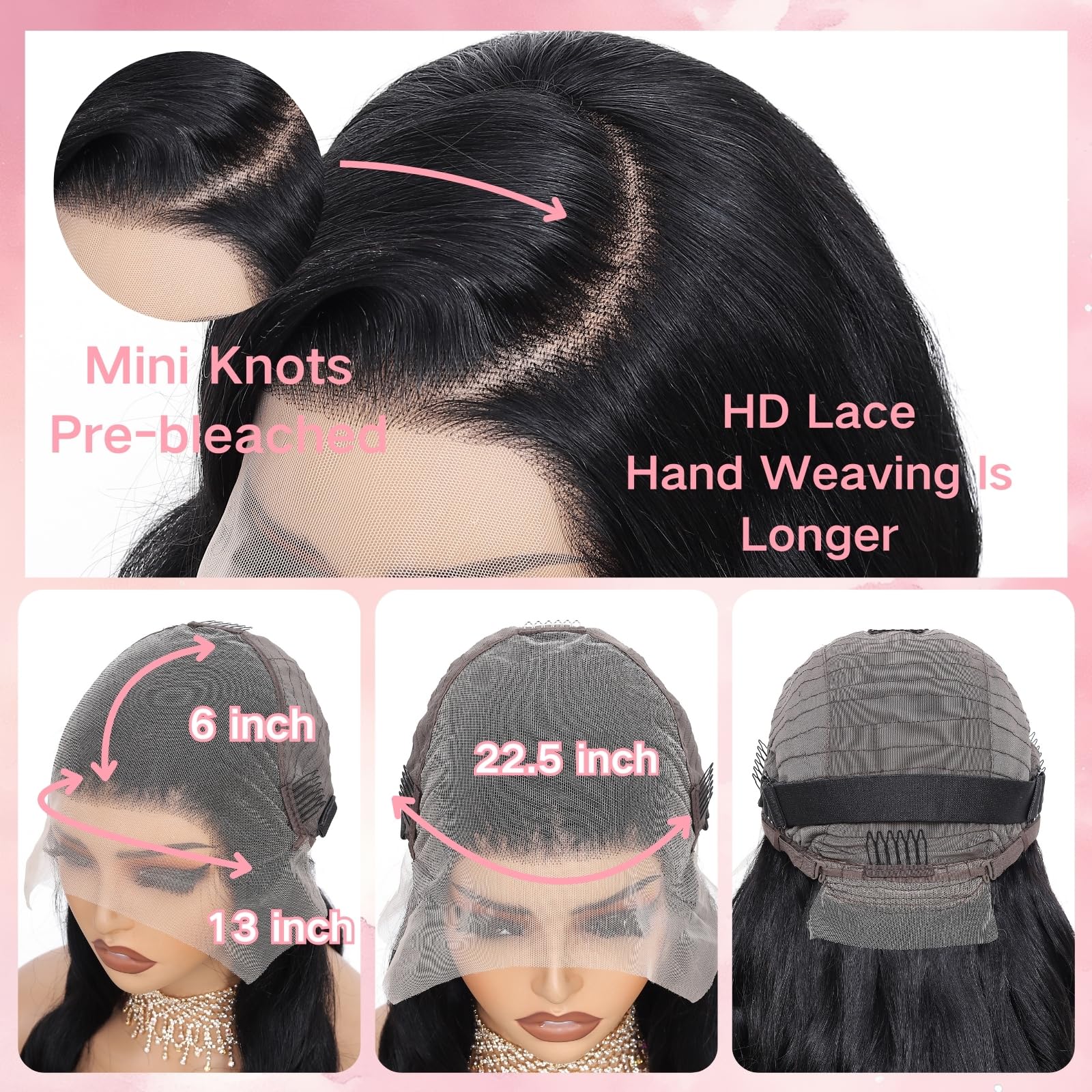 LUCKOKOS 200 density body wave adds fullness and natural movement.