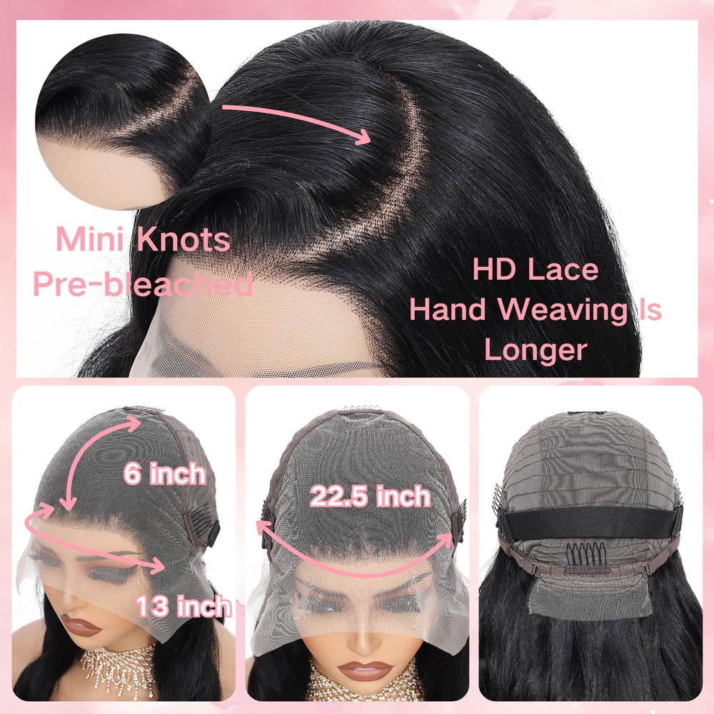 LUCKOKOS 200 density body wave adds fullness and natural movement.