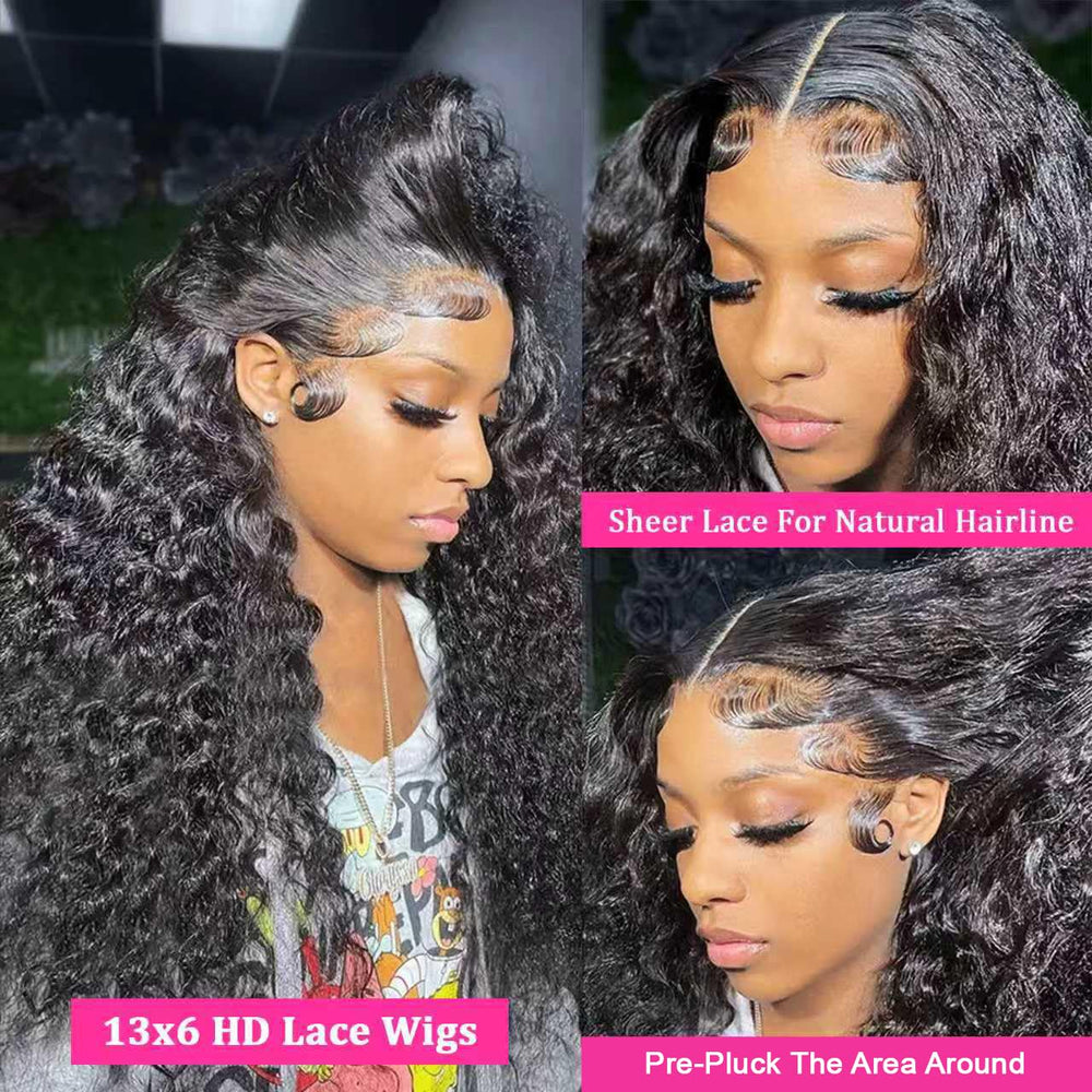 Lucksee 15A raw human hair wig ready for dyeing and styling options.