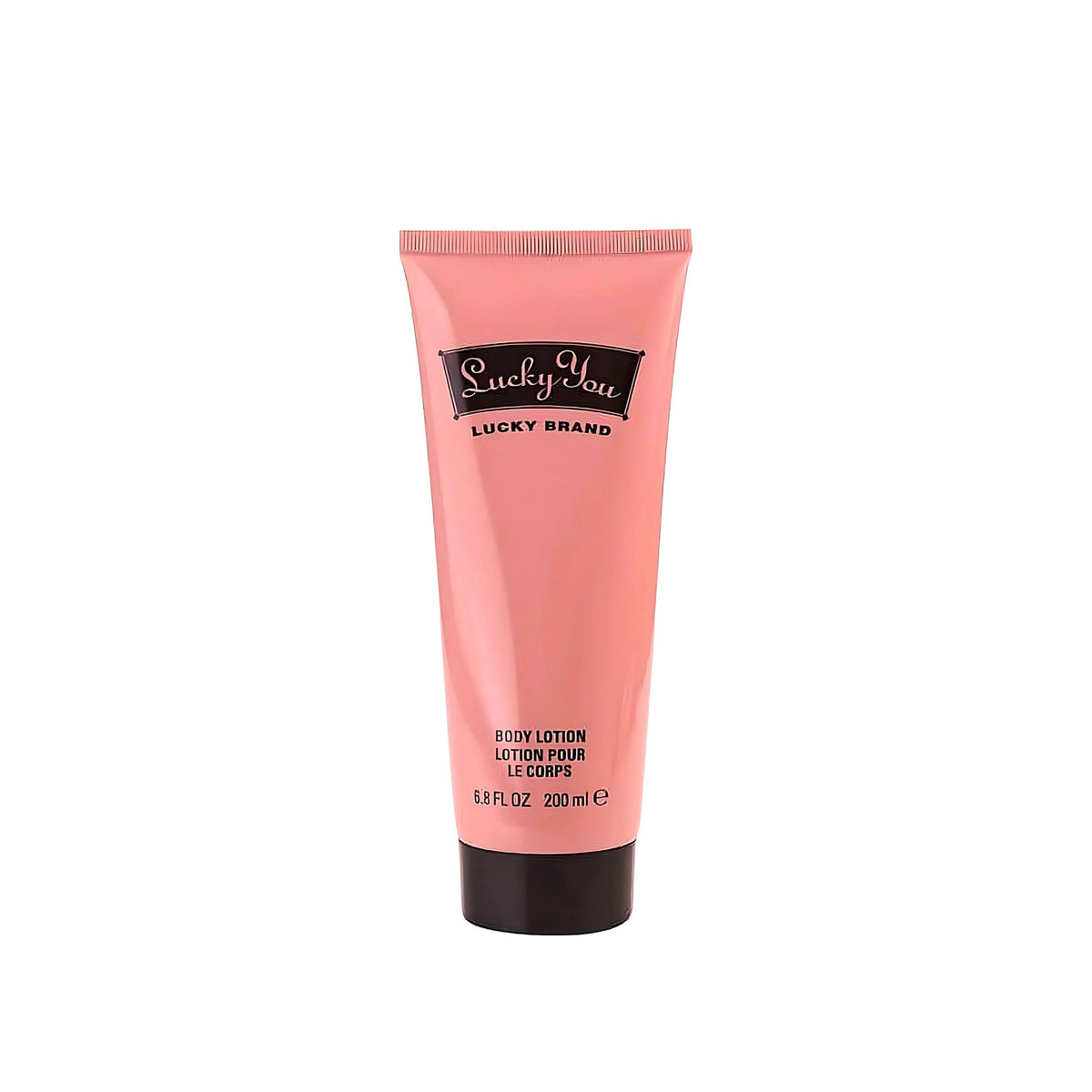 Lucky Brand Lucky You Body Lotion bottle front for daily hydration and fragrance.