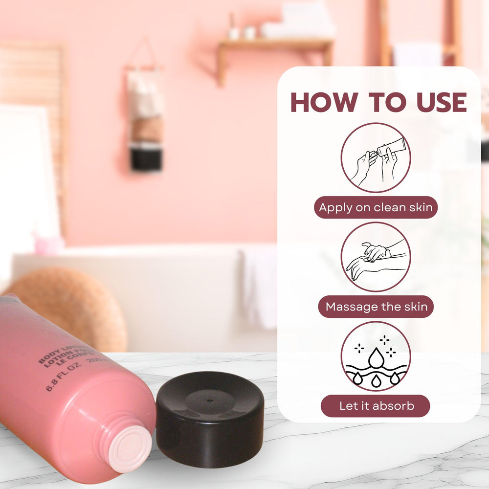 Lucky Brand Lucky You body lotion being massaged into skin for glow.