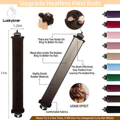 Luckybear satin-velvet rods close-up highlights comfortable wear and secure night-use