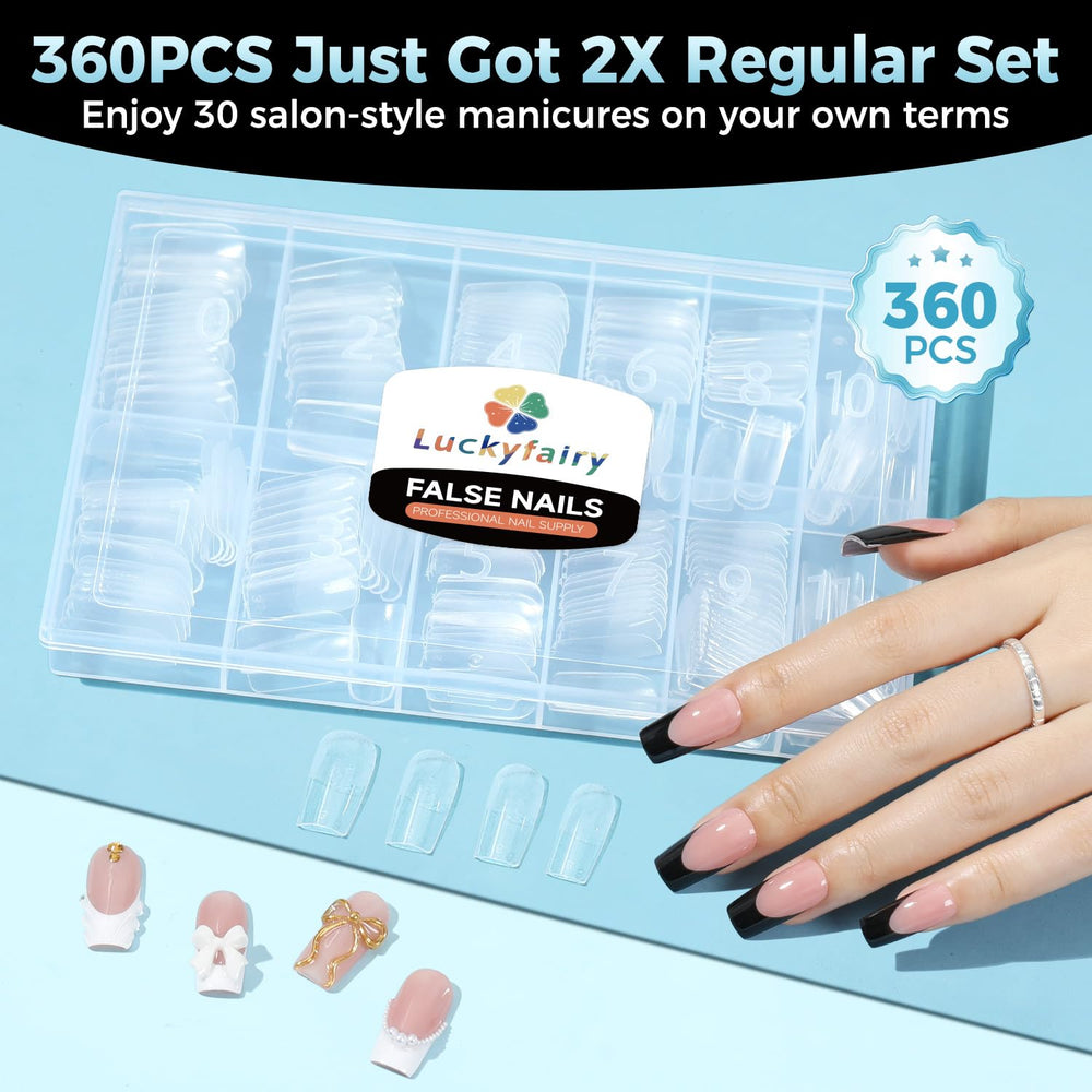Luckyfairy wide application supports gel, acrylic, and dips.