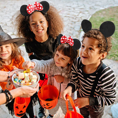 Lucky Will mouse ears headband with red bow for girls' party looks