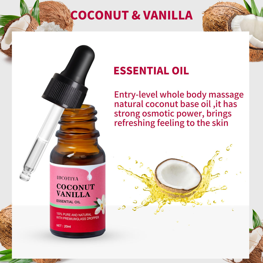 LUCOTIYA body lotion vanilla coconut for lasting hydration