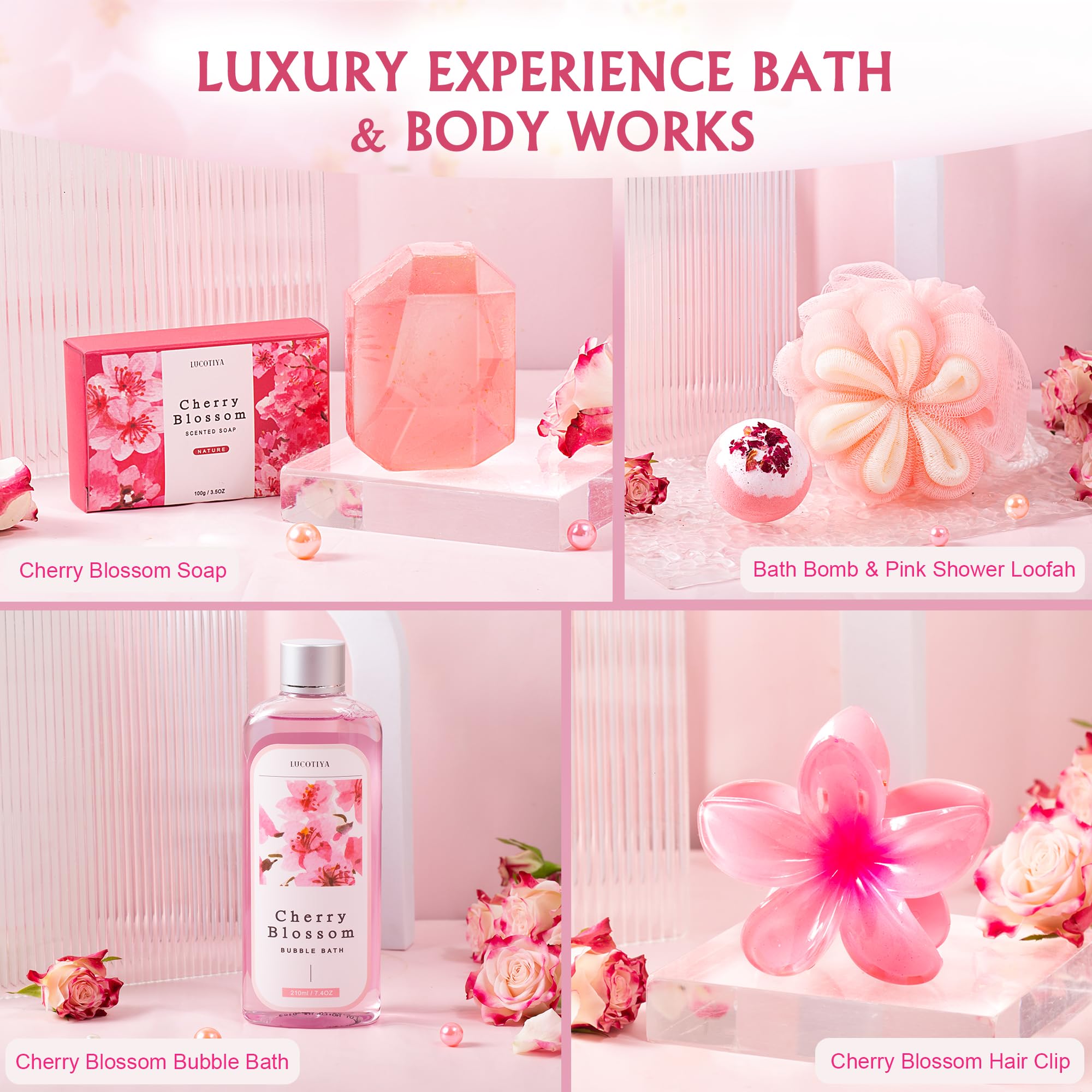 LUCOTIYA gift box presents the self-care set with a greeting card