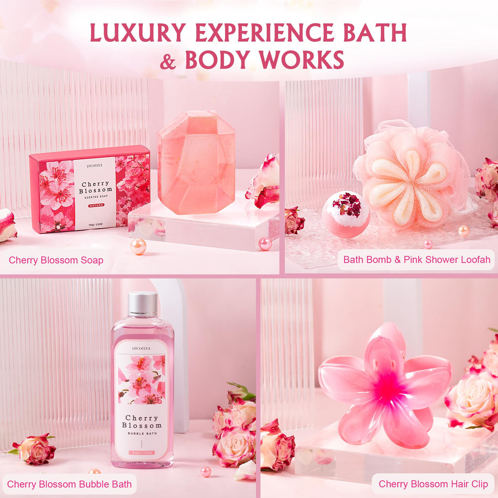 LUCOTIYA gift box presents the self-care set with a greeting card