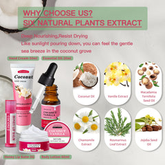 LUCOTIYA hand cream vanilla coconut for daily skin nourishment