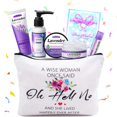 Kit de viaje lavanda de Lucotiya, ideal para viajes y regalo elegante