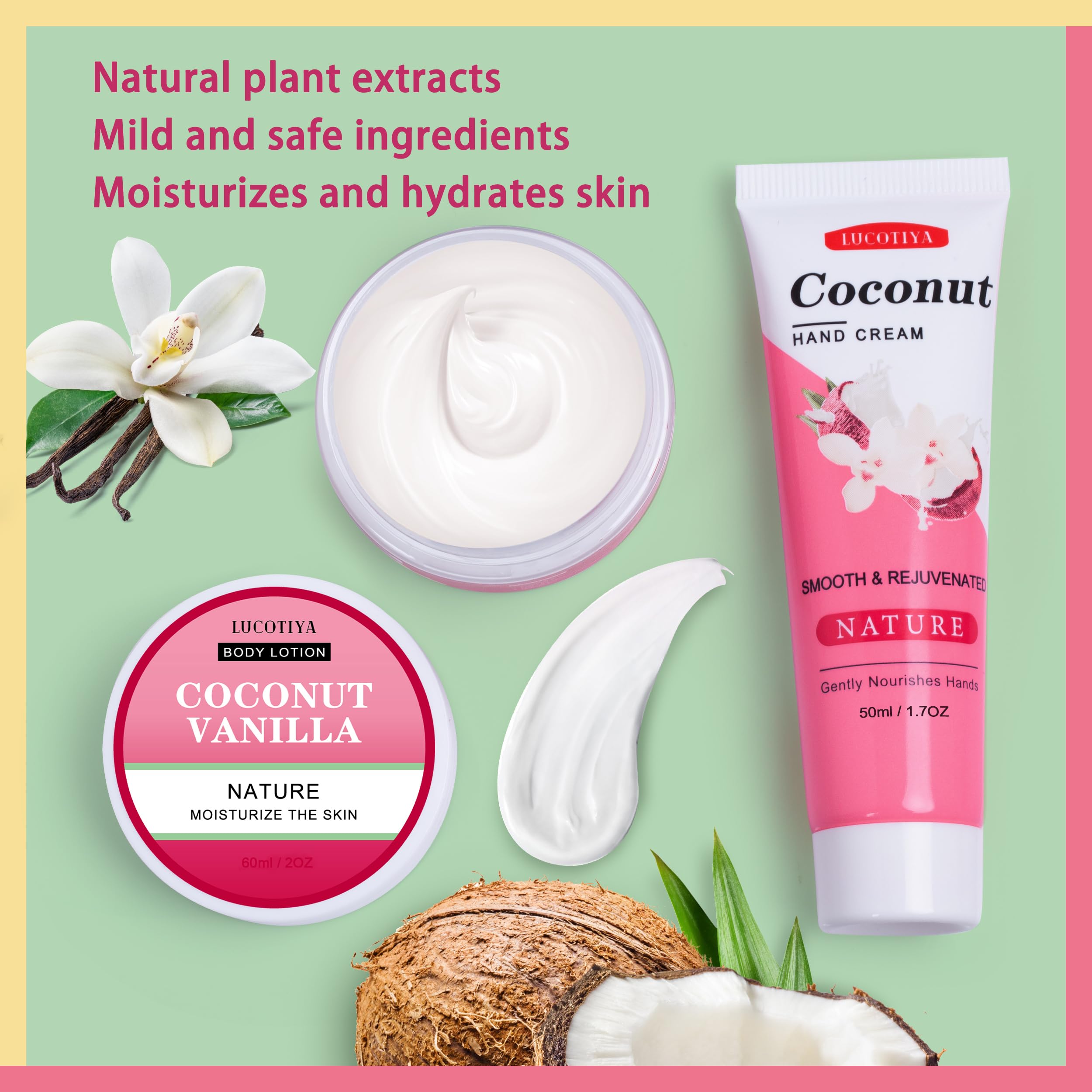 LUCOTIYA lip balm vanilla coconut for lip protection in cold weather