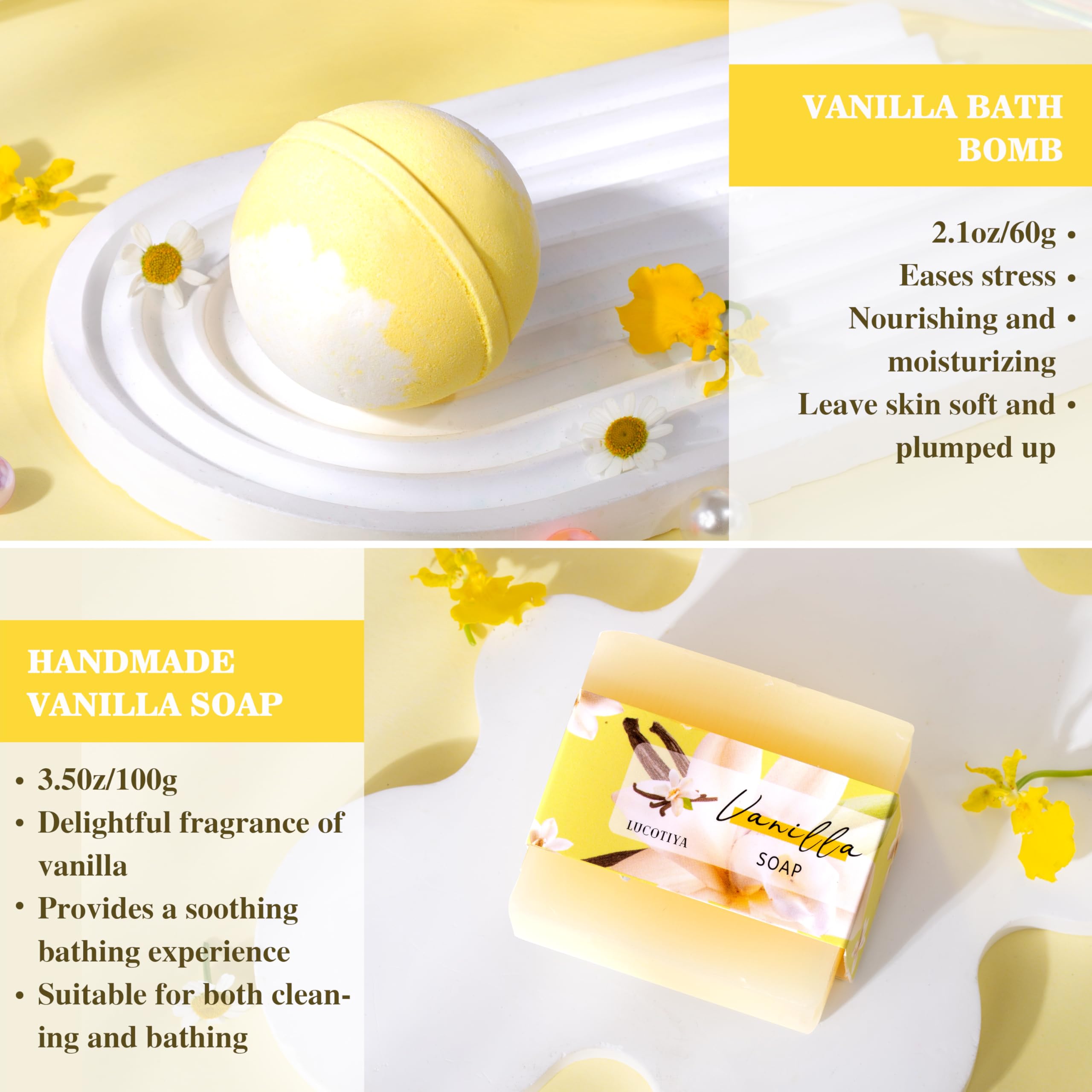 LUCOTIYA vela Vanilla: ambiente cálido para relajación