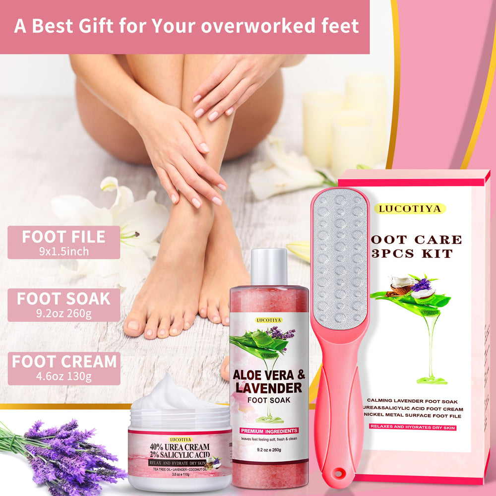Luctiya dry cracked feet care — targeted relief for cracked heels and rough patches.