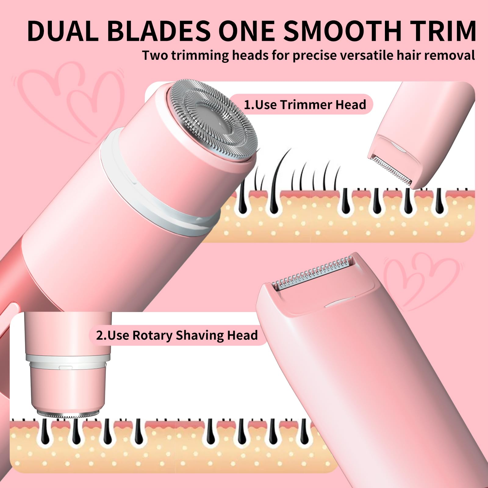 LUDAHOCY bikini area use for underarms and legs