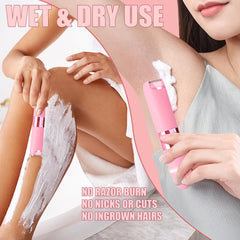 LUDAHOCY bikini trimmer USB-C recharge setup on the go