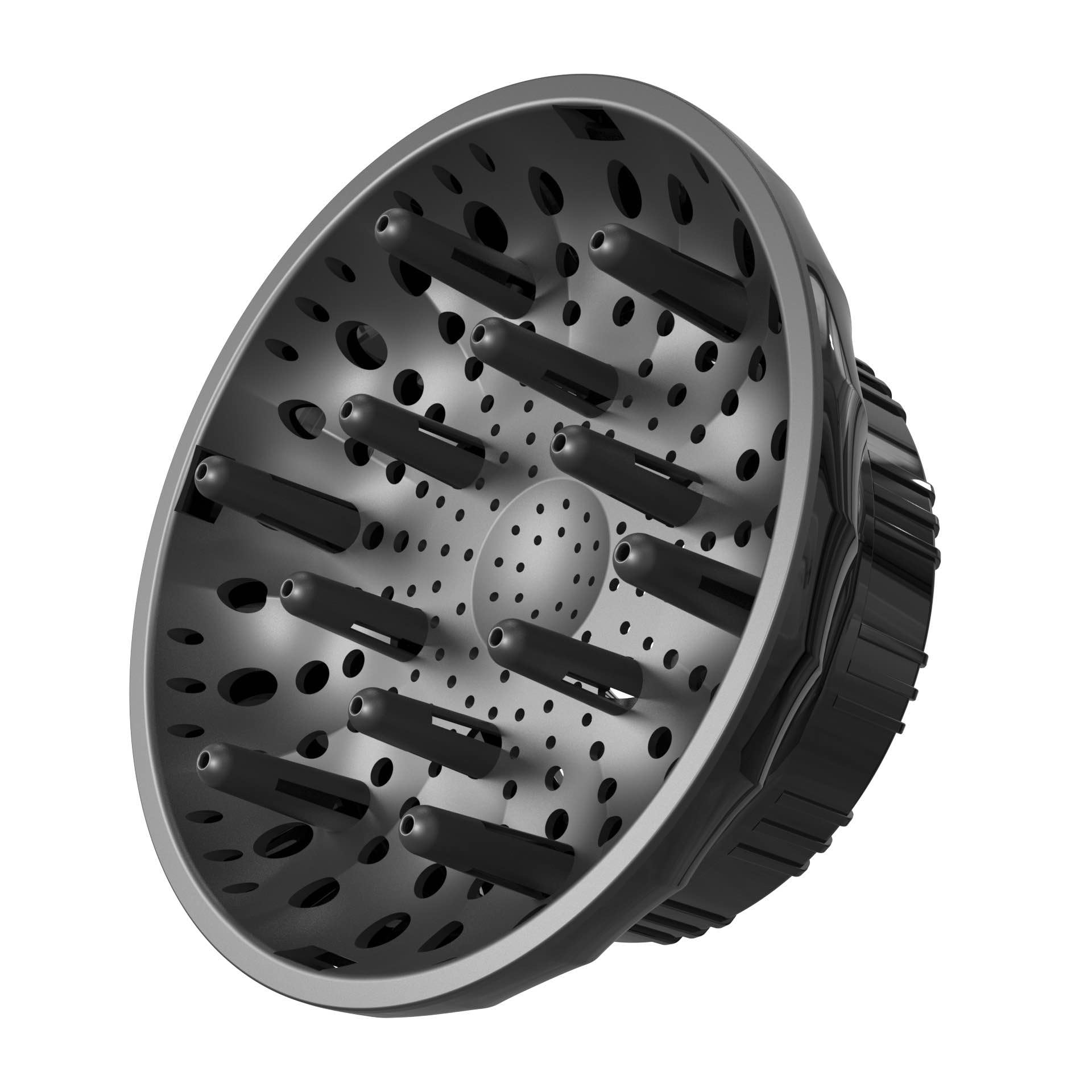 Ludvento universal hair diffuser universal-fit secures dryers for smoother curls.