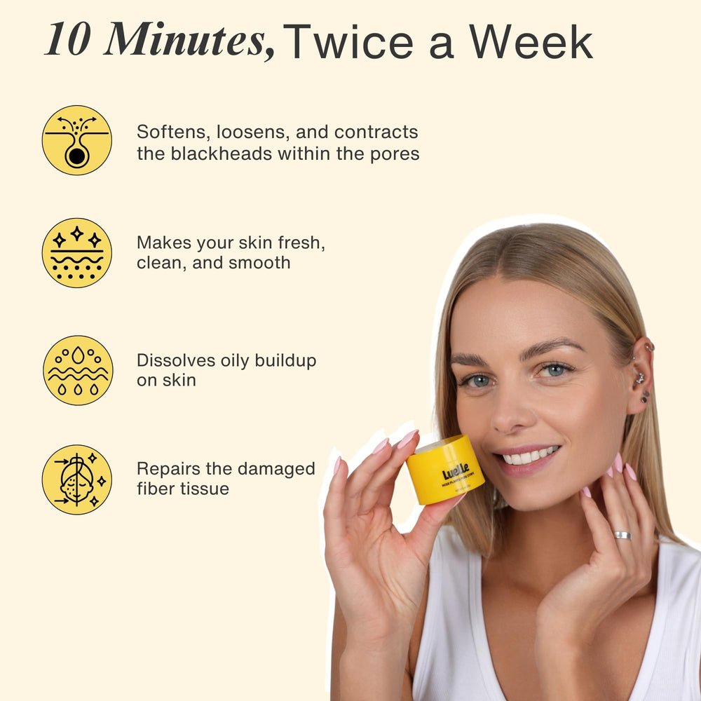 Luelle Pore Strips peeling off to reveal smoother, cleaner pores