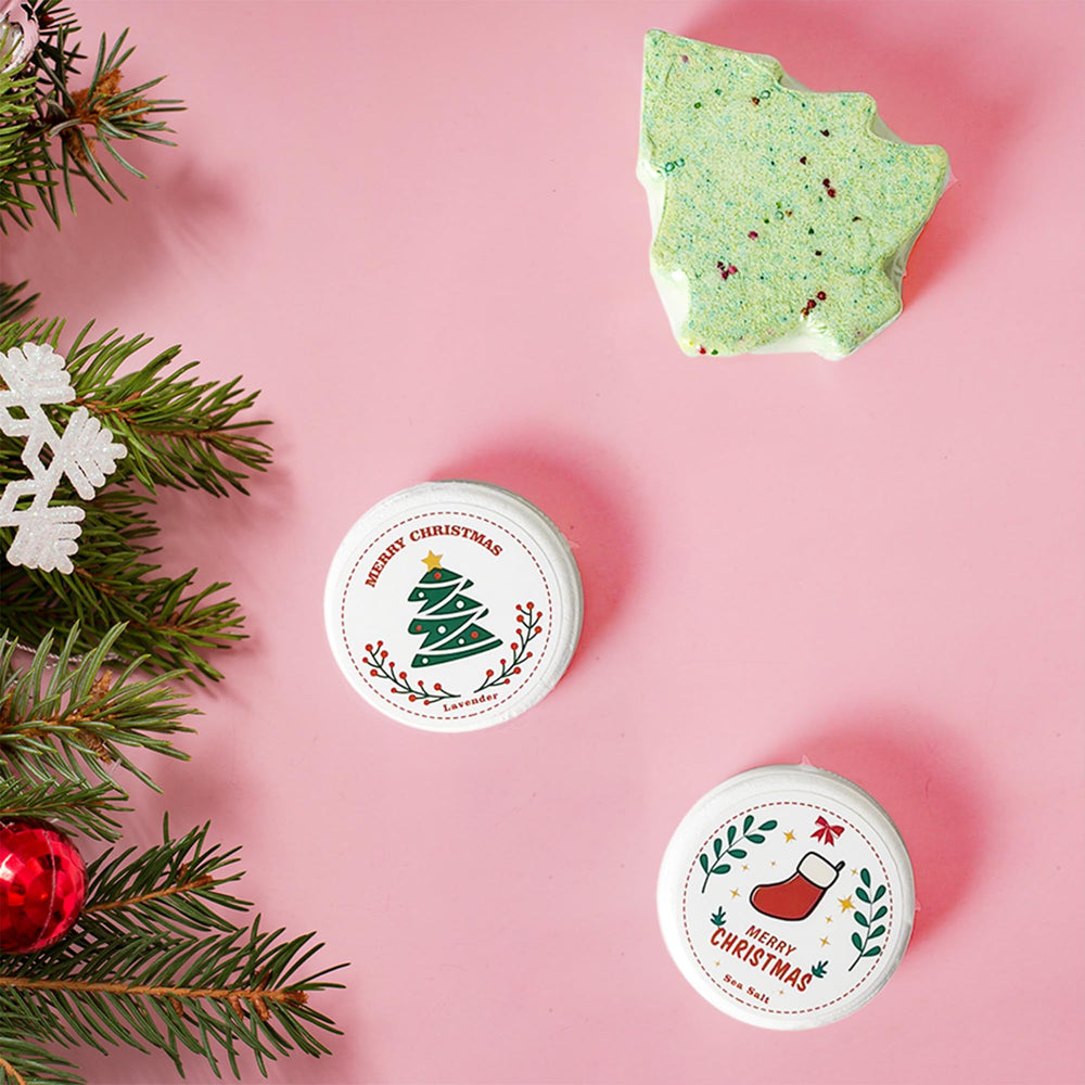 LUICONMO Christmas shower steamers provide refreshing aromatic showers