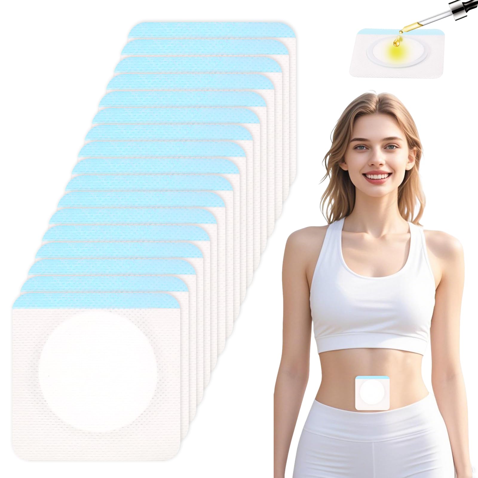 LukToMao Castor Oil Pack Patches packaging shows oil-free pads ready for DIY oil.