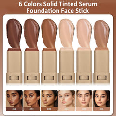 Lulesi Beauty Balm Serum Tint seamless blend close-up for natural texture