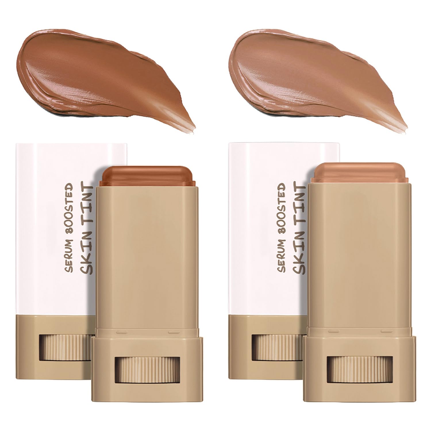 Lulesi Beauty Balm Serum twist-up application showing adjustable coverage benefits