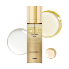 LULUBEU Triple Active Mist bottle closeup showing hydrating formula