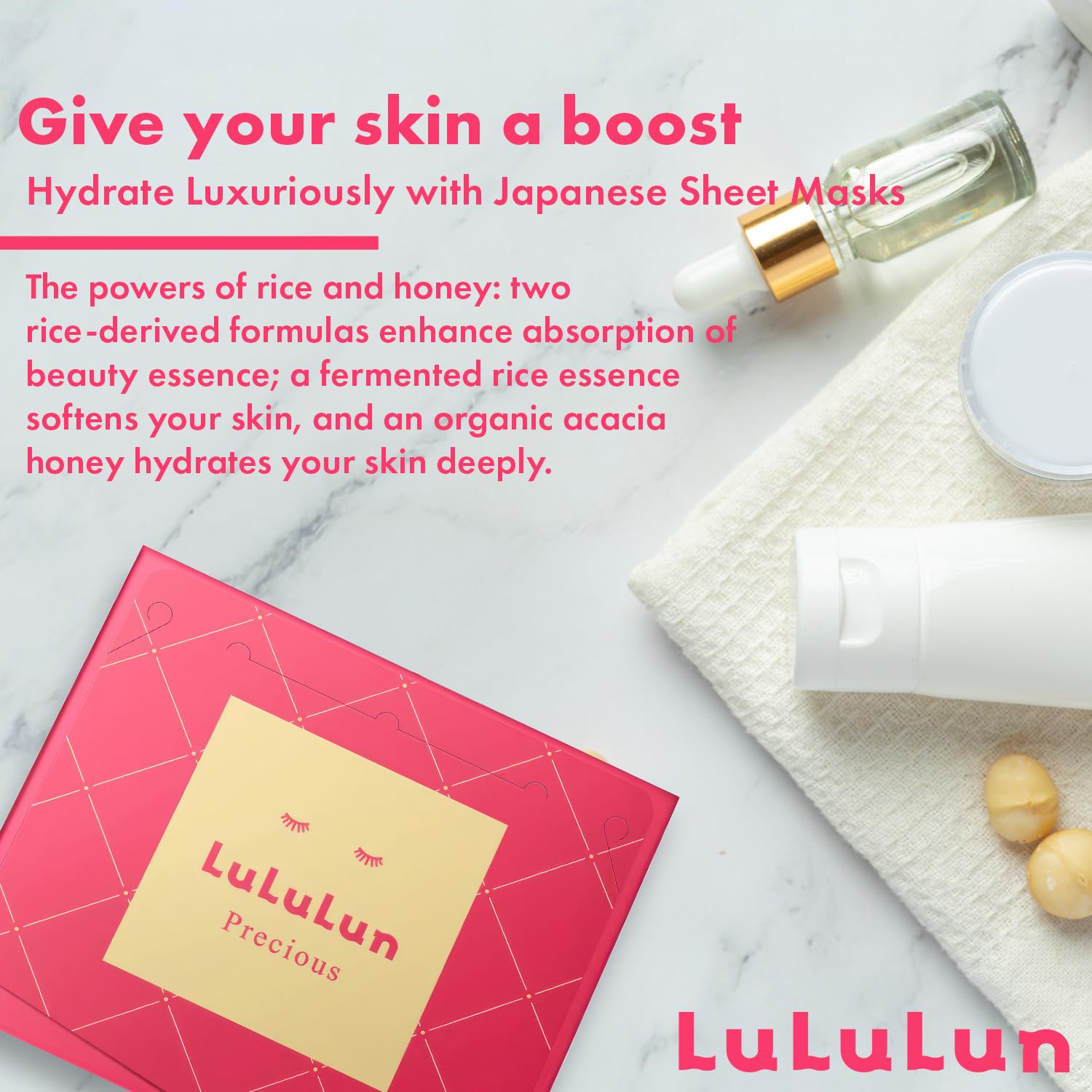 Lululun daily-use mask supports a consistent skincare routine.