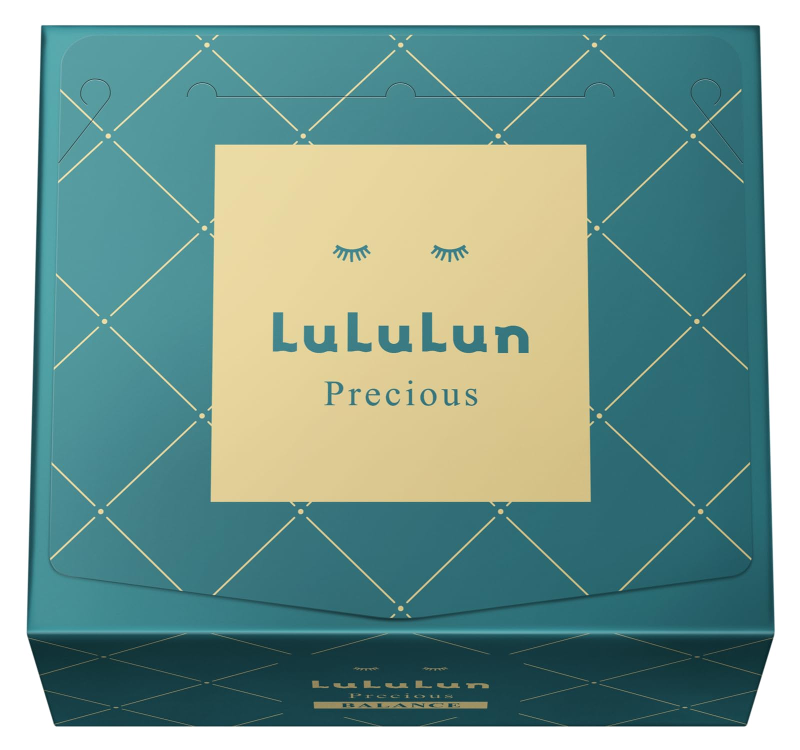 Lululun Precious Green packaging for premium daily skincare benefits.