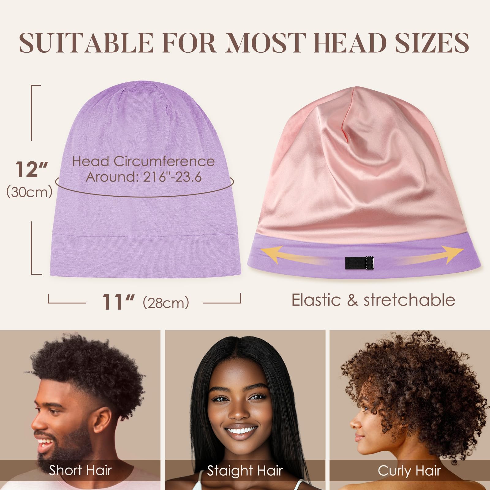 LULUSILK Sleep Cap outdoor-wear demonstrates versatile use beyond bedtime.