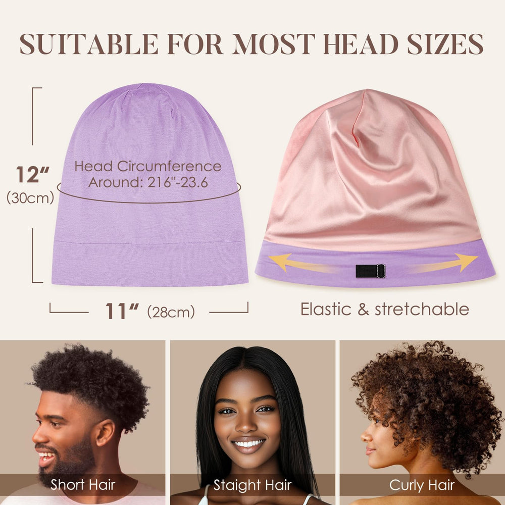 LULUSILK Sleep Cap outdoor-wear demonstrates versatile use beyond bedtime.