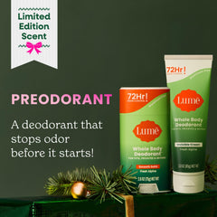 Lume 72-hour odor-control bundle image highlights extended protection from head to toe.