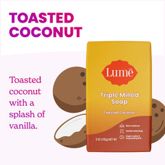 Lume acidified body wash mini cleanses with tropical coconut aroma