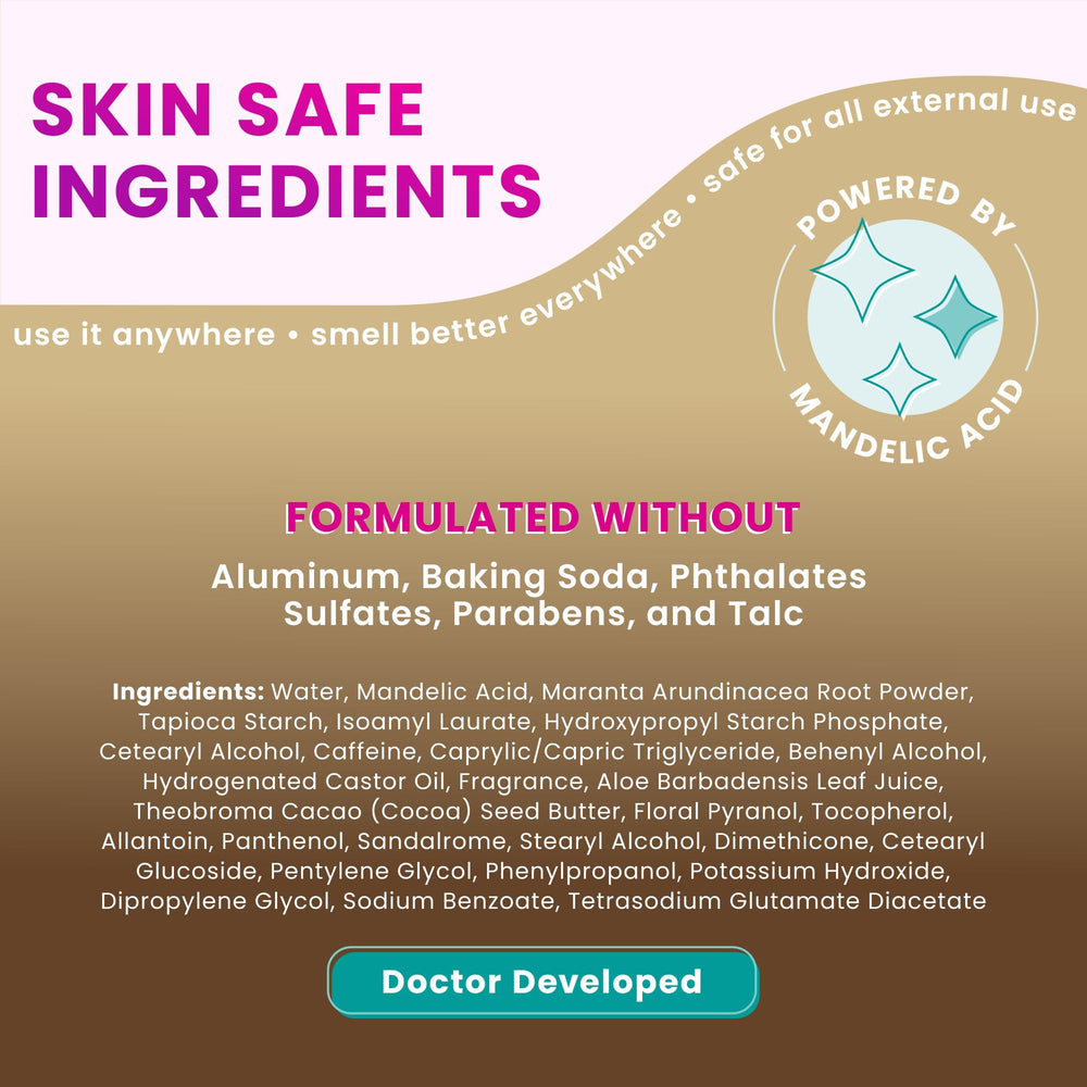 Lume aluminum-free and baking soda-free formula supports gentle daily use