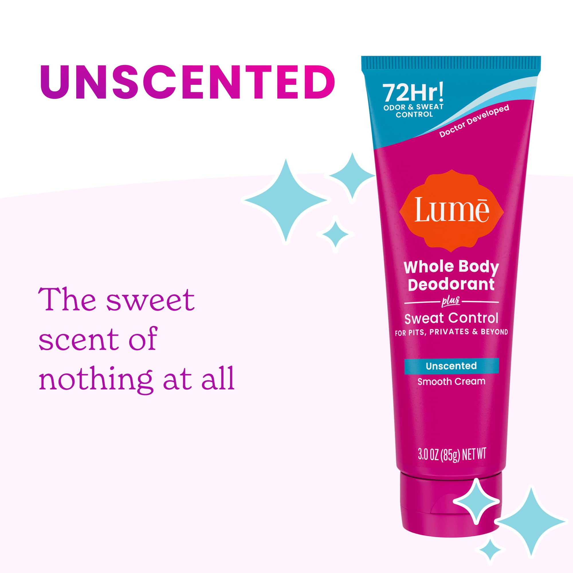 Lume application-skin-folds demonstrates versatility for underboob and thigh areas.