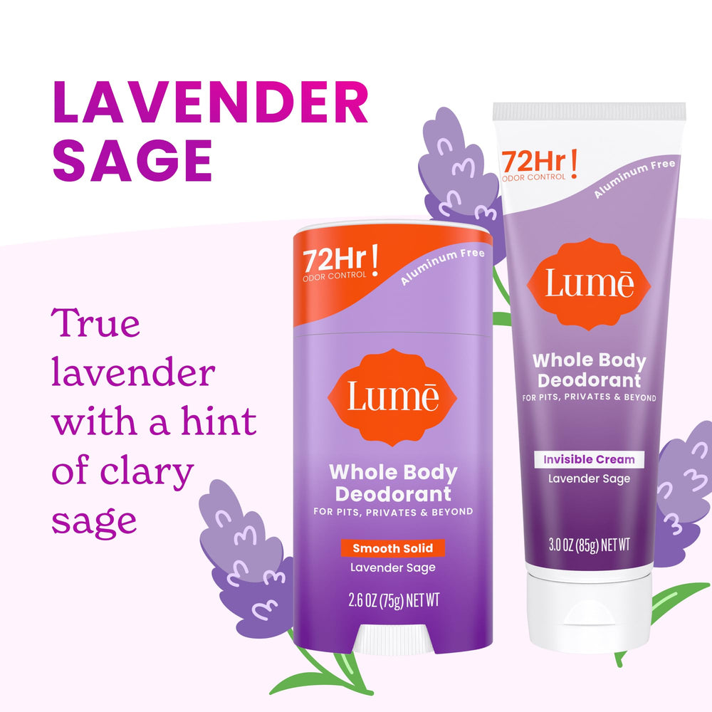 Lume bundle packaging front view highlighting two products