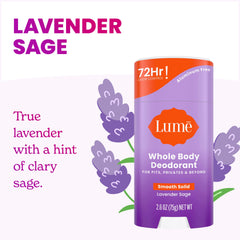 Lume clean-tangerine scent bottle highlights fresh fragrance and daily odor control.