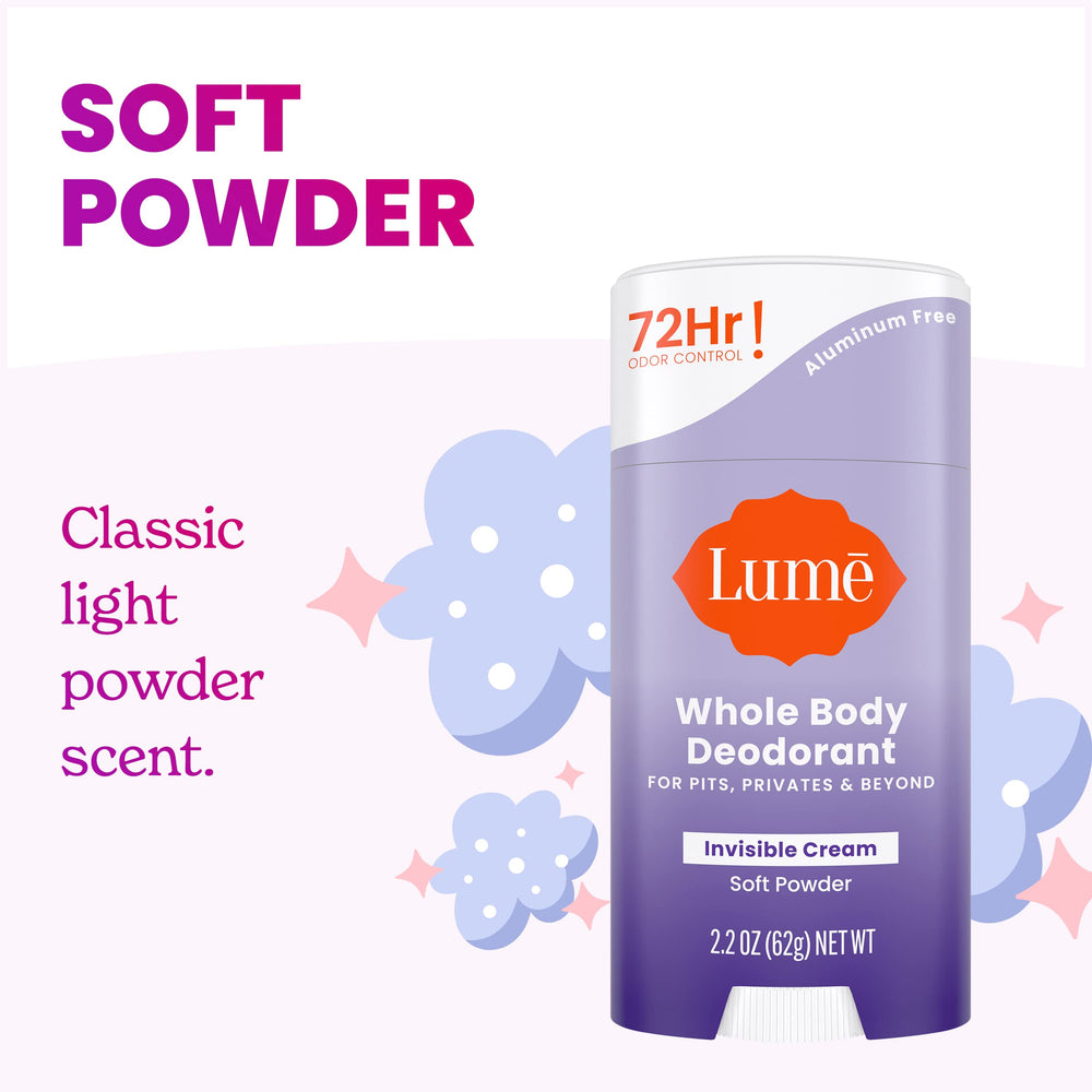 Lume cream swirls on skin to illustrate easy spread and fast absorption.