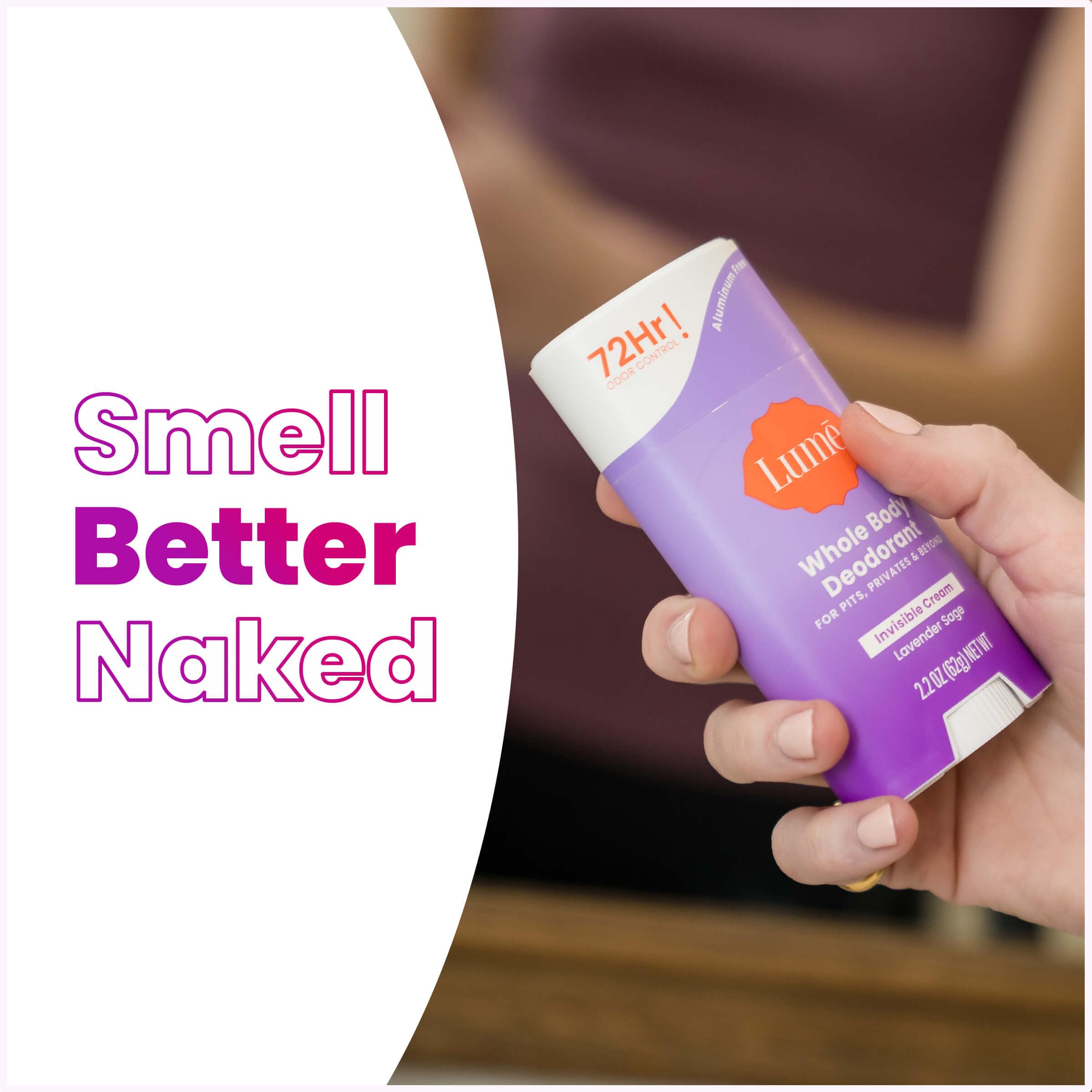 Lume hypoallergenic formula safe for sensitive skin and everyday use.