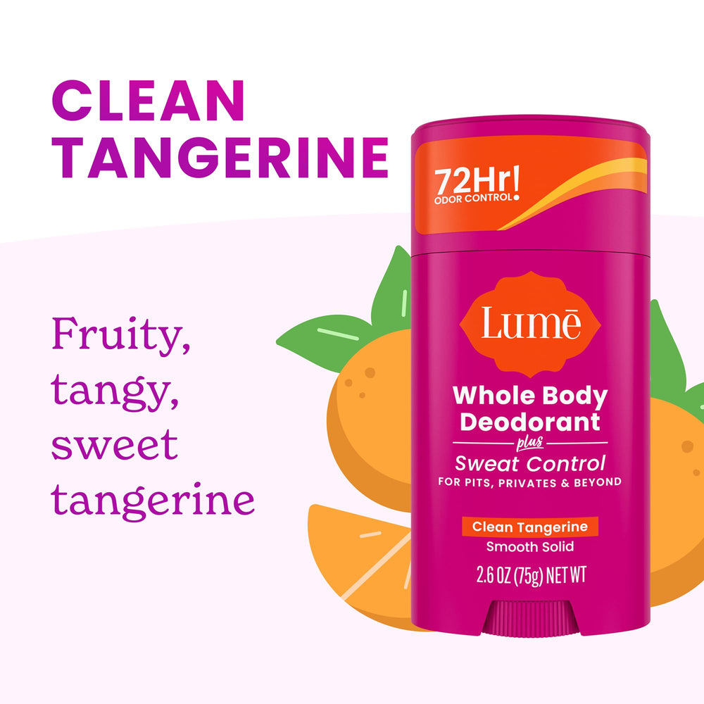 Lume Deodorant Plus Sweat Control pack of 2 for convenient two-pack use