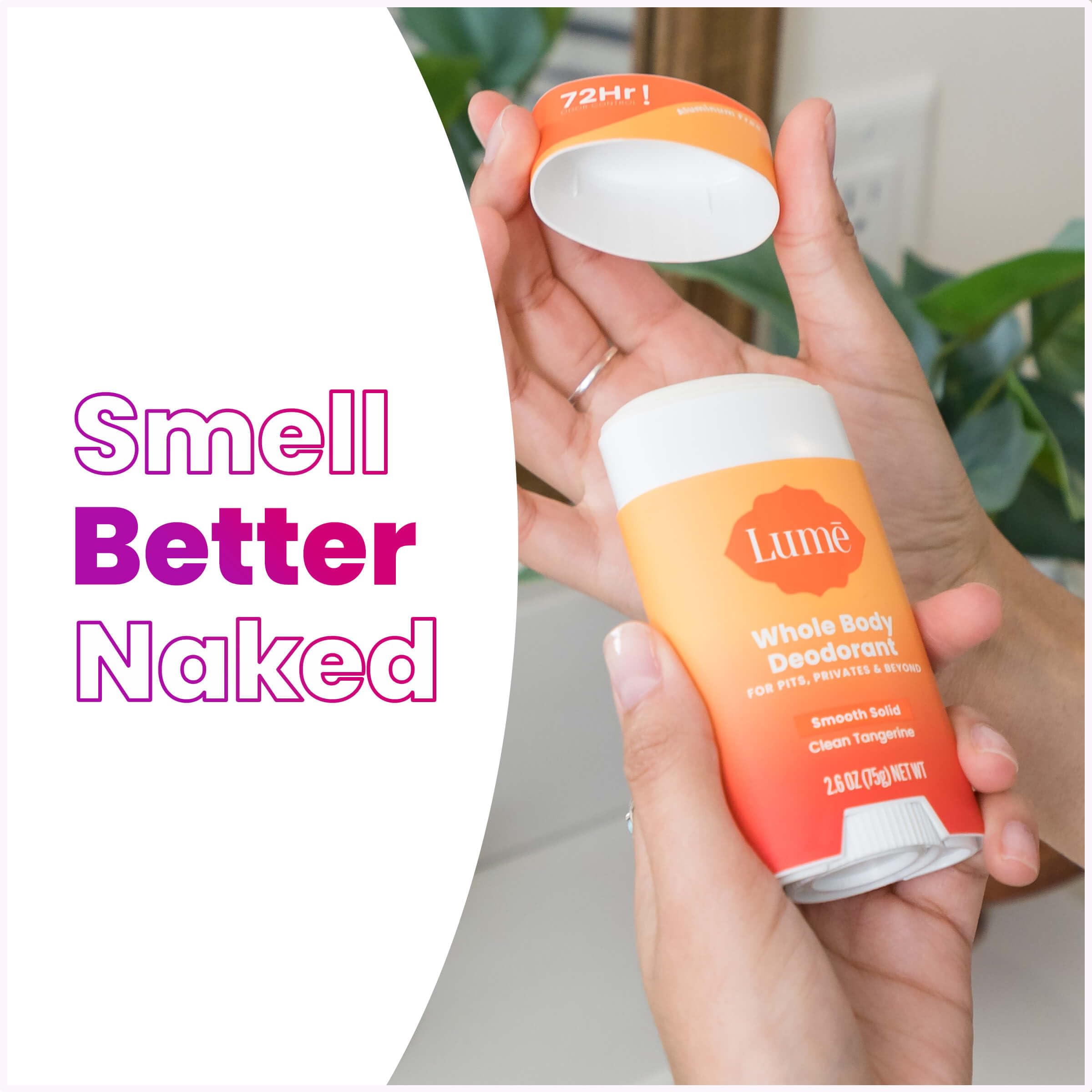 Lume deodorant adapts to pits, privates, and beyond for versatile odor control.