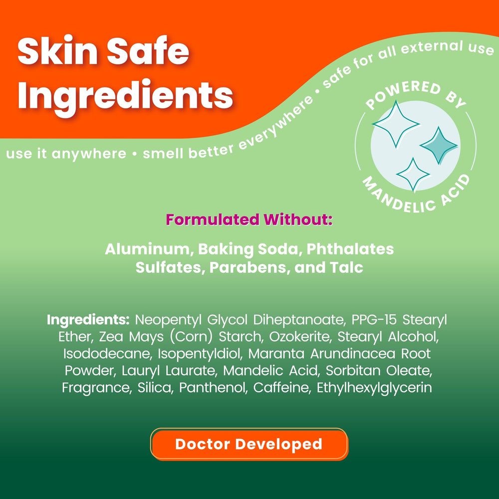 Lume Fresh Alpine packaging showcases aluminum-free formula for skin-friendly odor control.