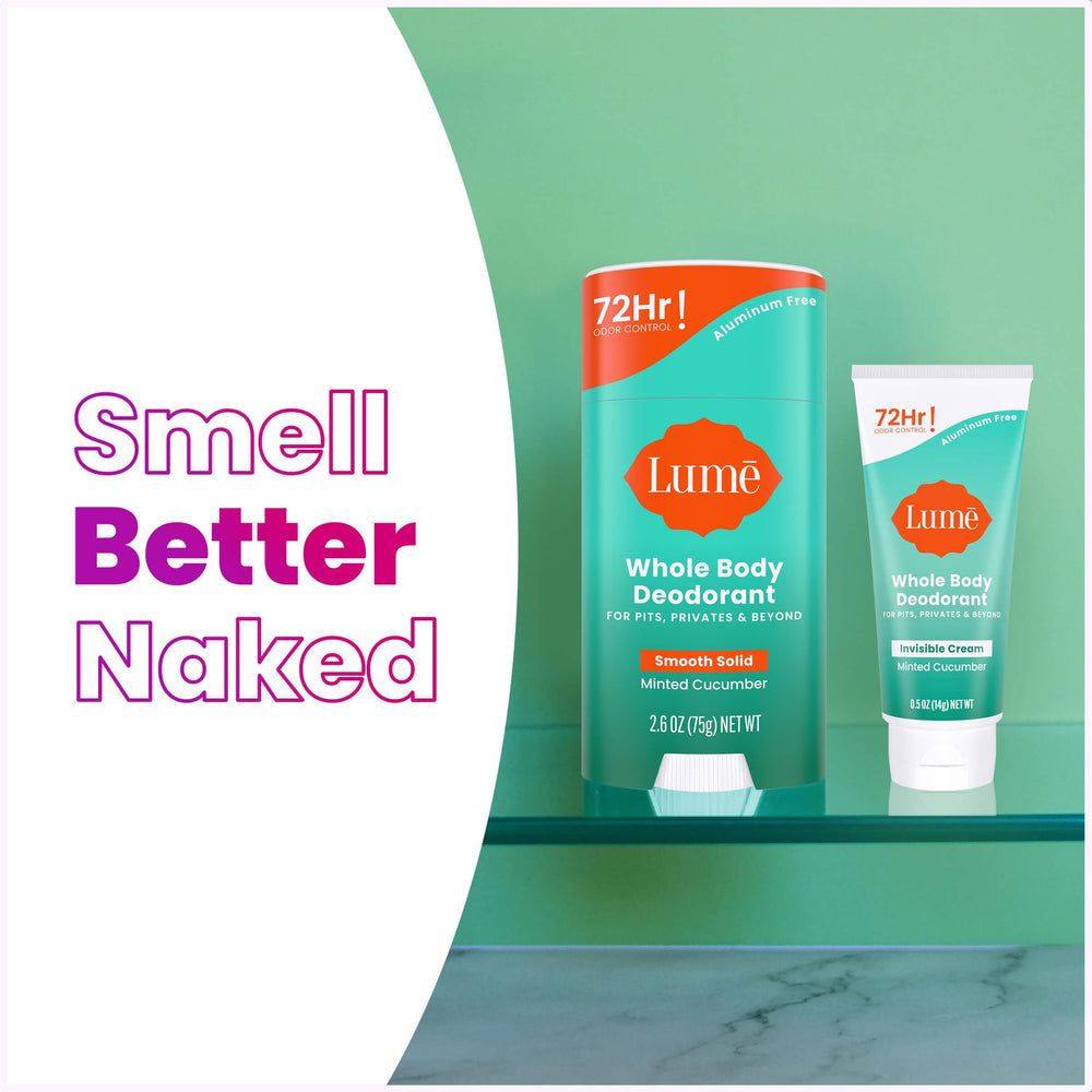 Lume Minted Cucumber travel-ready packaging for on-the-go freshness