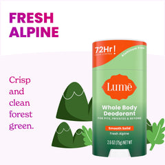 Lume odor-control for underarms, feet, and beyond keeps body odor in check.