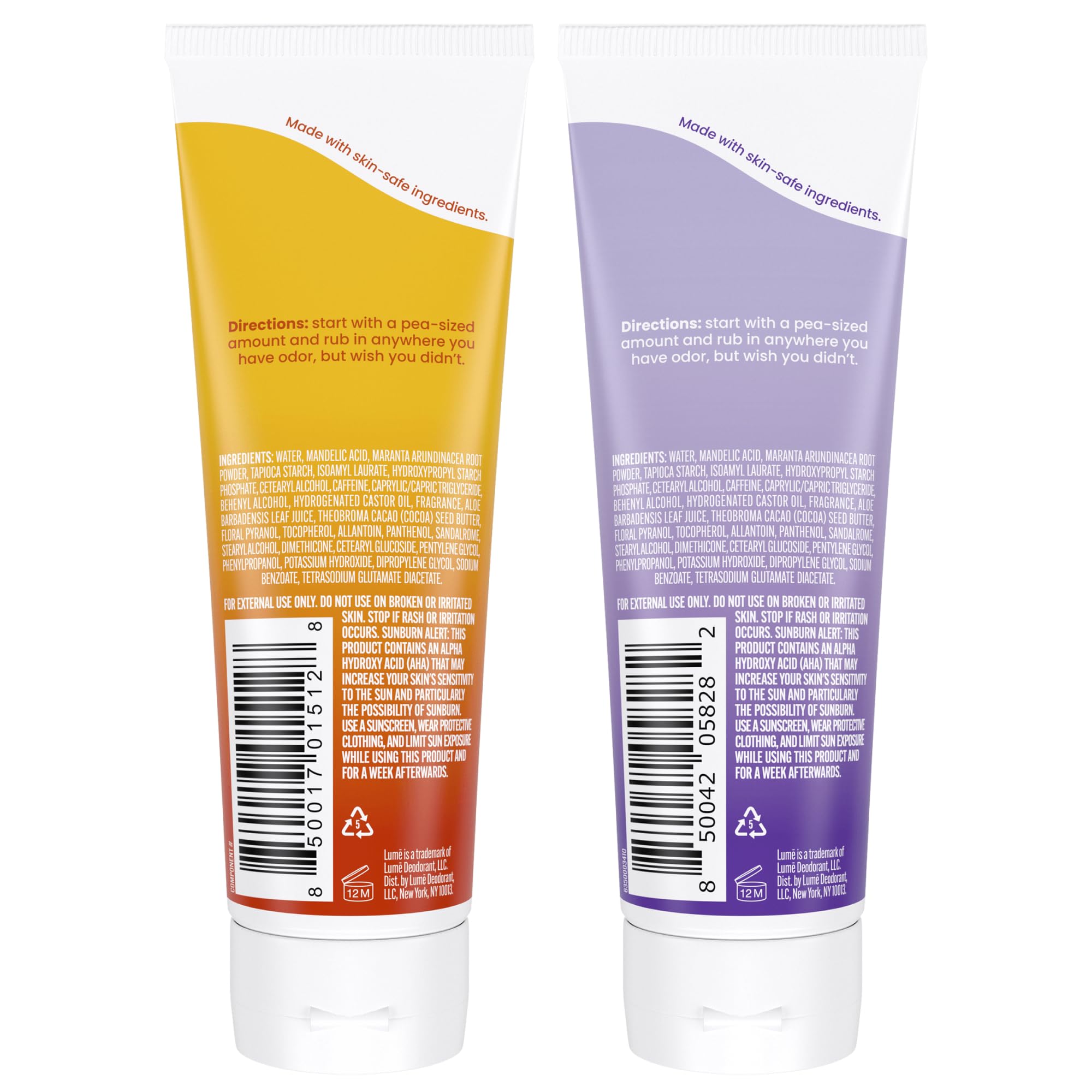 Lume odor-control use-case visuals show versatility for underarms and beyond.