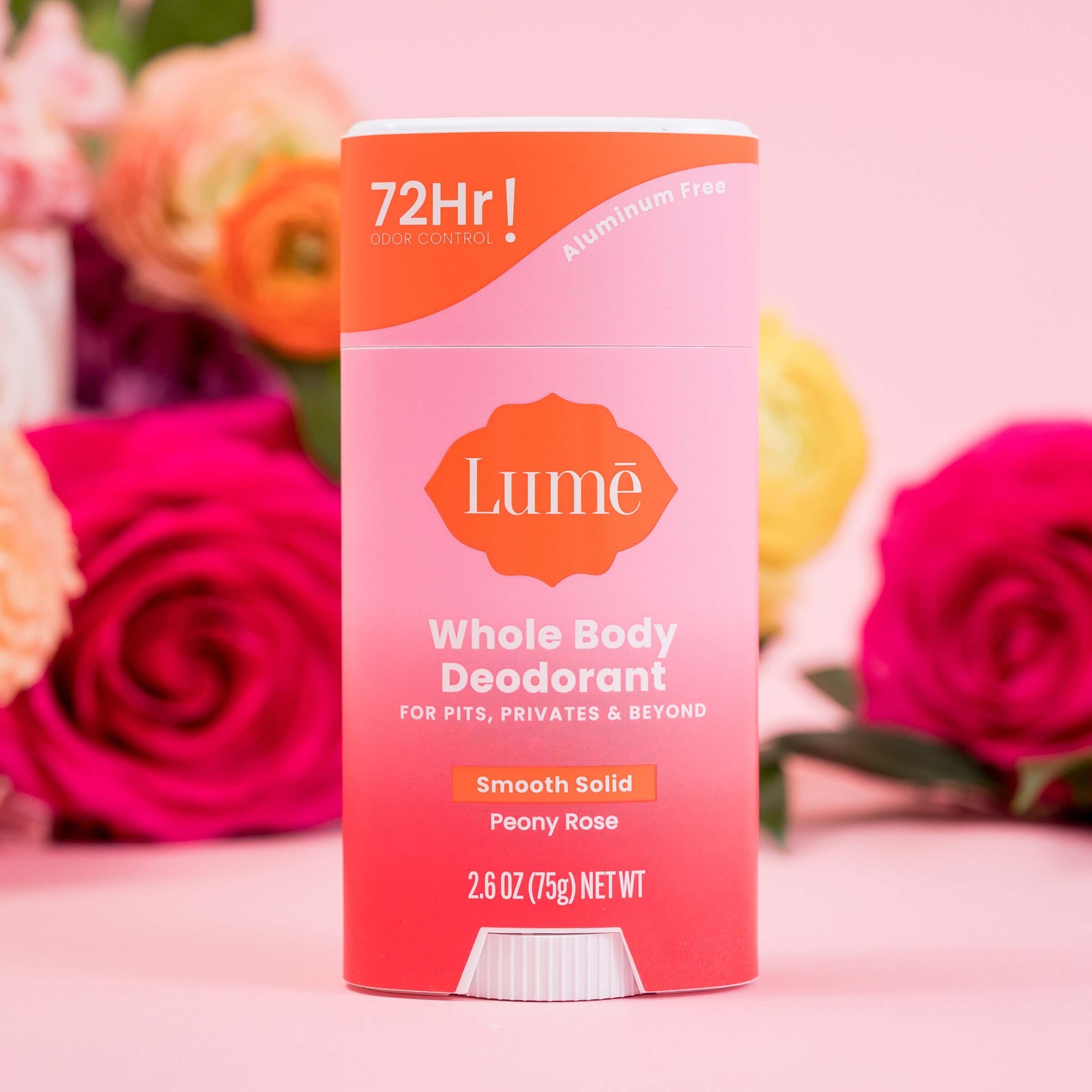 Lume peony rose scent enhancing daily routine and mood