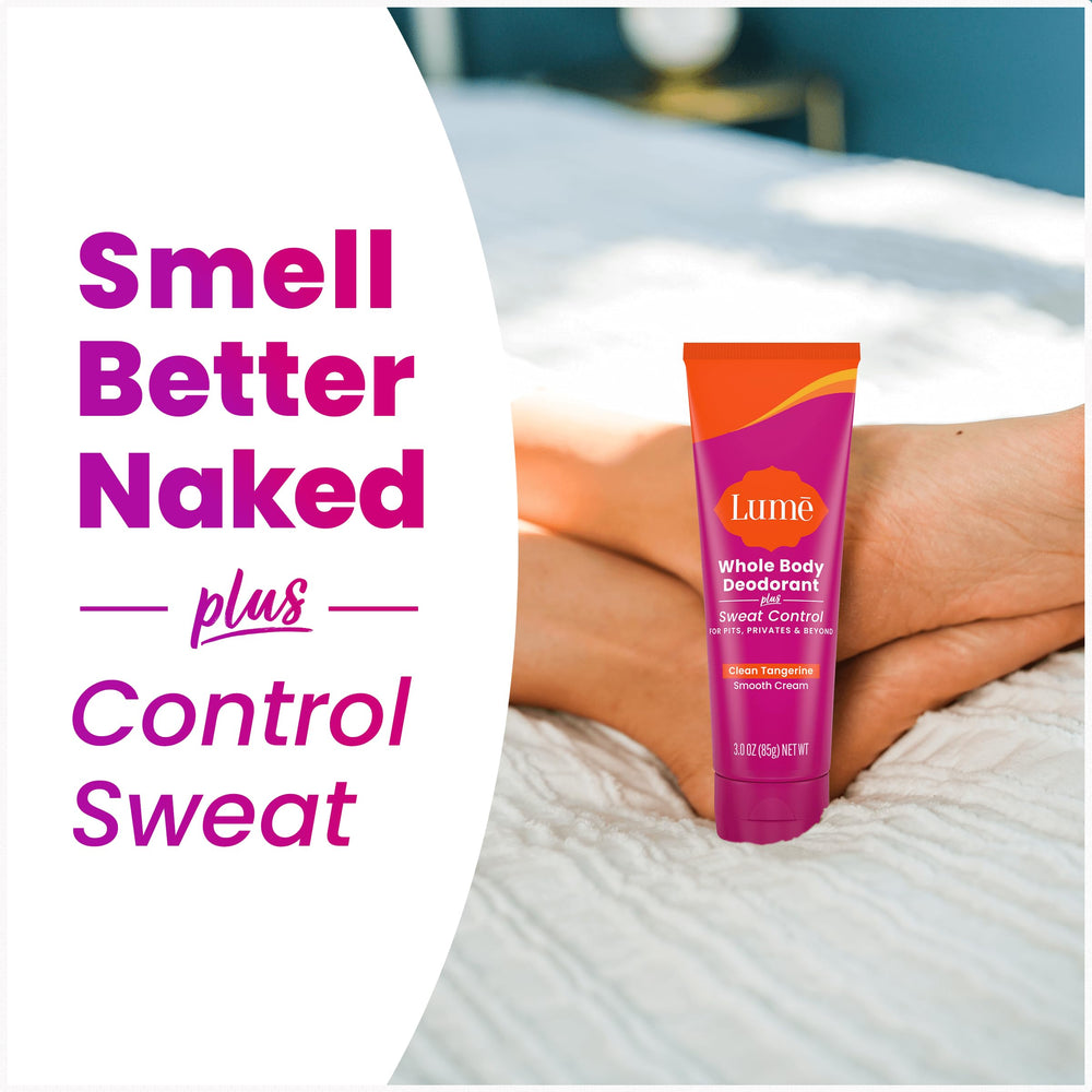 Lume skin loving claim note emphasizing sensitive skin suitability