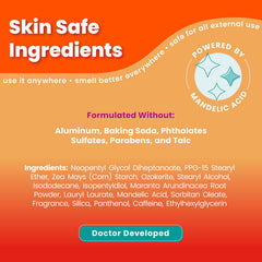 Close-up of Lume application on skin with smooth glide.