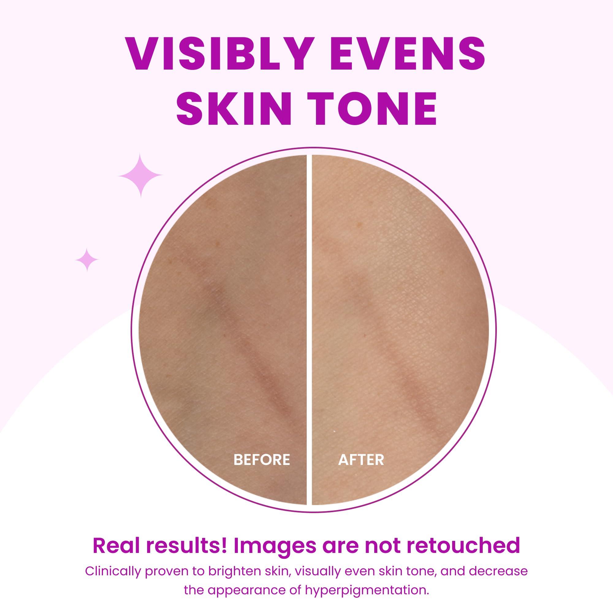 Lume solid stick being rolled on skin demonstrates odor-blocking action.